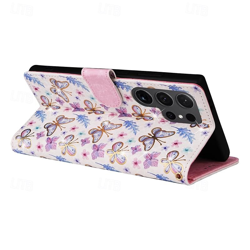 téléphone Coque Pour Samsung Galaxy S25 S24 S23 S23 FE S22 S21 Ultra Plus A14 A34 A54 A24 Étui Portefeuille Avec Dragonne Support Emplacement Carte Fleur Floral TPU faux cuir de 2025 ? $16.99 –P7
