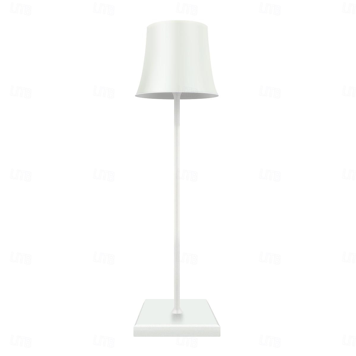 Portable Dimmable Table Lamp Cordless LED Lamp Aluminum Infinite Dimming Table Lamp Dining Room Bedroom Minimalist Type-C Rechargeable Battery Atmosphere Long Lasting 2025 - $52.99 –P9