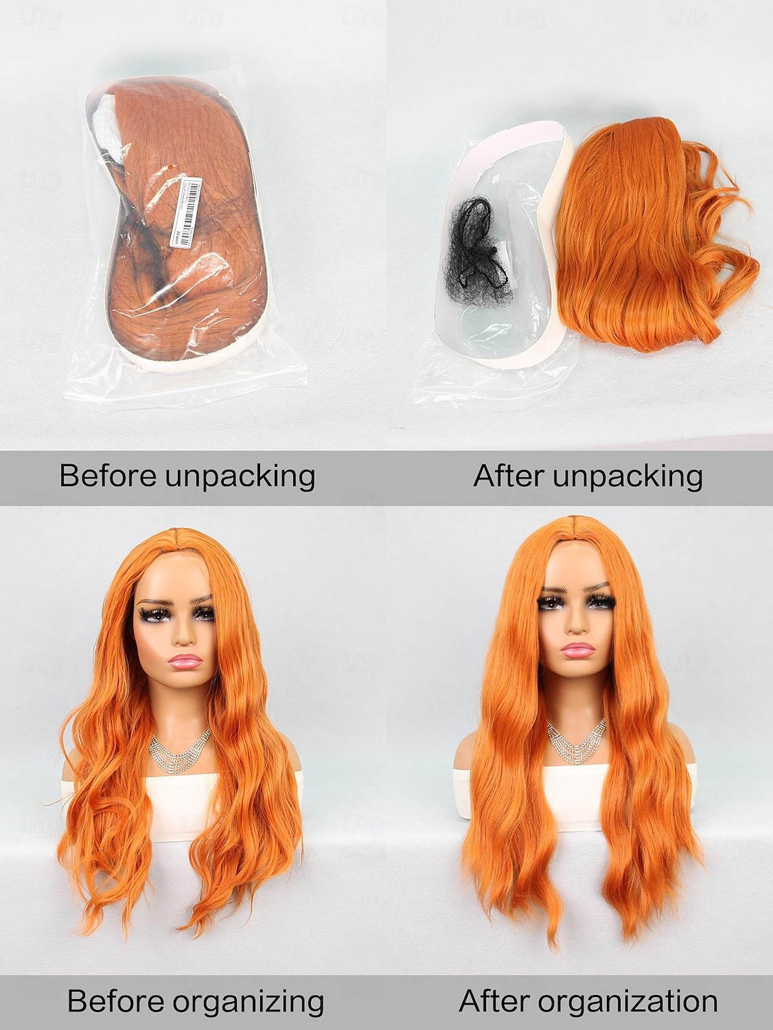 koningsdag pruiken Cosplay kostuum pruik Synthetische pruiken Natuurlijk golvend Middelste stuk Pruik 66.0 cm Oranje Synthetisch haar Dames Oranje 2026 - $19.49 –P7
