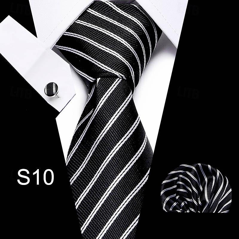ammattimainen muodollinen pukeutuminen bisnessolmiot vaateasusteet liikemuotipaidat miesten solmiosarjat 2025 - $20.99 –P10