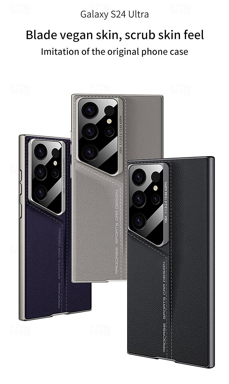 Phone Case For Samsung Galaxy S24 Ultra S23 Ultra S25 Ultra Back Cover with S Pen Shockproof TPU PU Leather 2025 - $20.99 –P1
