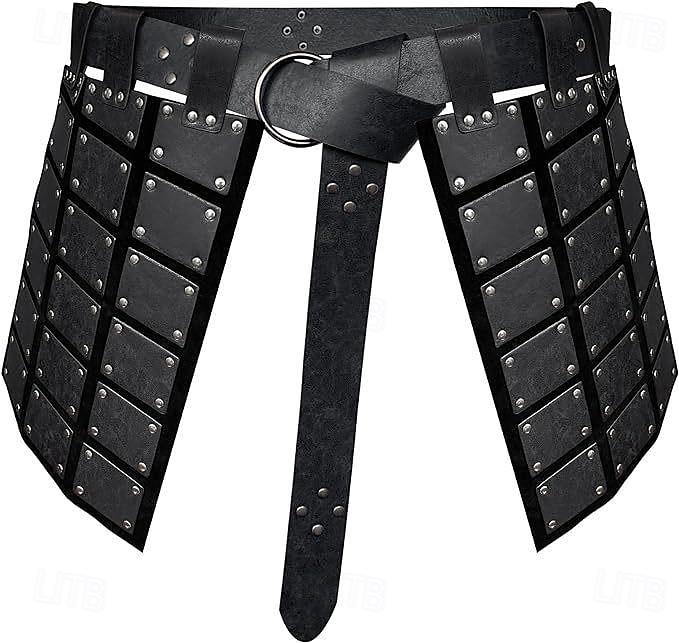 Punk & Gothic Mittelalterlich Renaissance Rock Taillengürtel Krieger Wikinger Ranger Bogenschießen Einfarbig Herren Vikinger Halloween Karneval Maskerade Maskerade LARP Renaissance-Messe Erwachsene 2025 - $42.99 –P1