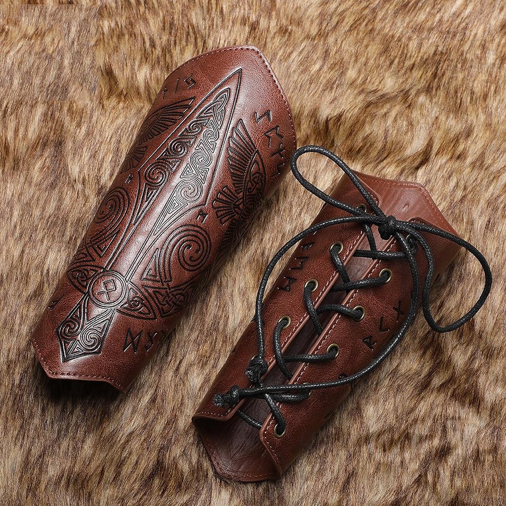 Retrò Vintage Medievale Rinascimento Armatura Polsino Fascia da Braccio Fiera del Ren Pirata Vichingo Crociato Tiro con l'arco Per uomo Per donna Vichingo Fantasia Carnevale Mascherata LARP Adulti 1 del 2025 a $14.49 –P1