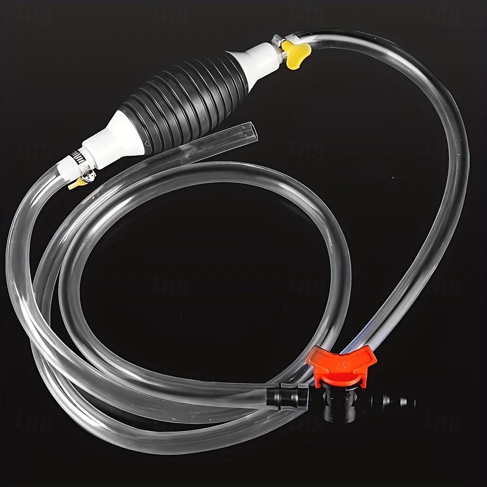 Pompe à carburant manuelle haut débit voiture moto siphon à main eau réservoir de poisson huile essence essence diesel outils de transfert de liquide universels de 2025 ? $18.99 –P5
