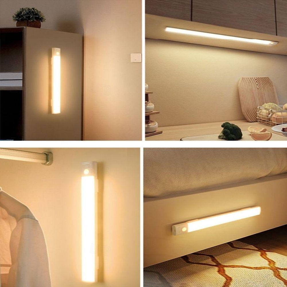 2026年 超薄型人体誘導ライト充電式磁気吸引自己粘着ロング LED ワードローブワインキャビネットライトストリップ  コレクション – $17.99 –P8