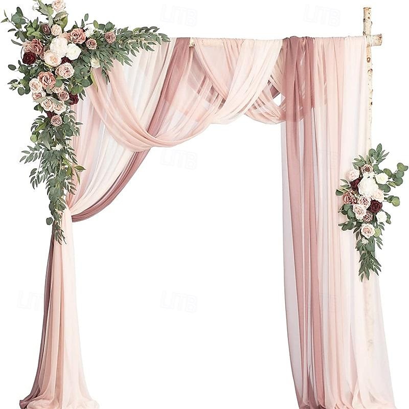 Hochzeitsbogen-Blumensimulationsblumen-Set mit fünf künstlichen Plaketten, Blumendekoration, Blumenarrangement 2025 - $136.49 –P9