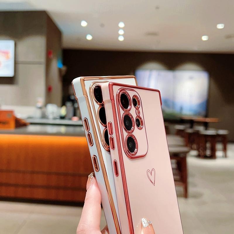 telefono Custodia Per Samsung Galaxy S24 S23 S22 S21 Ultra Plus A54 A34 A14 A53 A33 A23 A13 A12 A52 S25 Ultra Per retro Resistente agli urti TPU Placcatura del 2025 a $12.99 –P6
