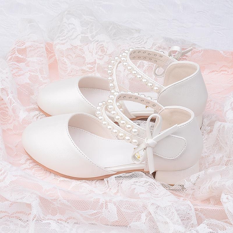 Dla dziewczynek Szpilki Eleganckie buty Buty dla druhenek Buty księżniczki Buty do szkoły Sztuczna skóra Przenośny Oddychalność Antypoślizgowe Buty księżniczki Wielkie dzieci (7 lat +) Małe dzieci 2025 - $64.99 –P3