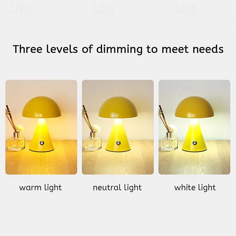 Morden LED Metal Retro Color Dimming Table Lamp European Style Minimalist Vintage Ambiance Lamp for Bedrooms 2026 - $48.99 –P10