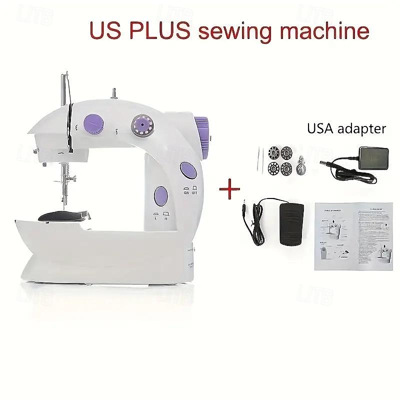Sewing Machine Electric Automatic Heavy Cloth Sewing Machine Manual Pocket Micro Portable Automatic Multi-function Modification Clothes 2025 - $39.99 –P1