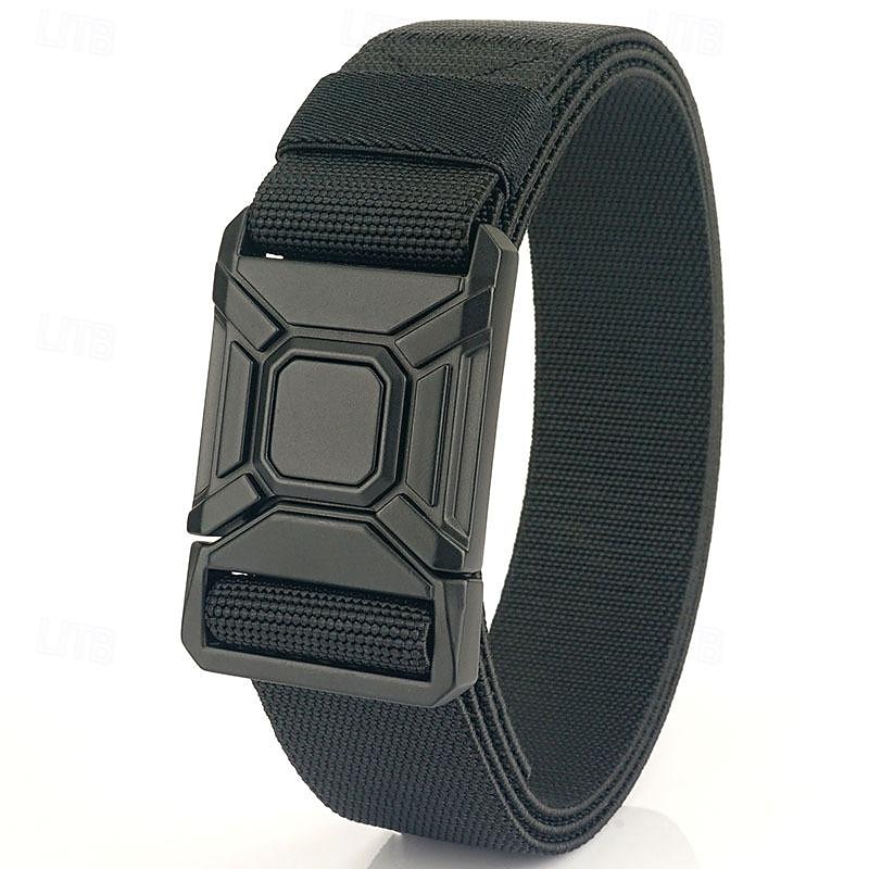 Hombre Cinturón Cinturón táctico Cinturón de Cintura Negro caqui Legierung Duradero Ajustable Plano Exterior Diario 2025 - $17.99 -P1
