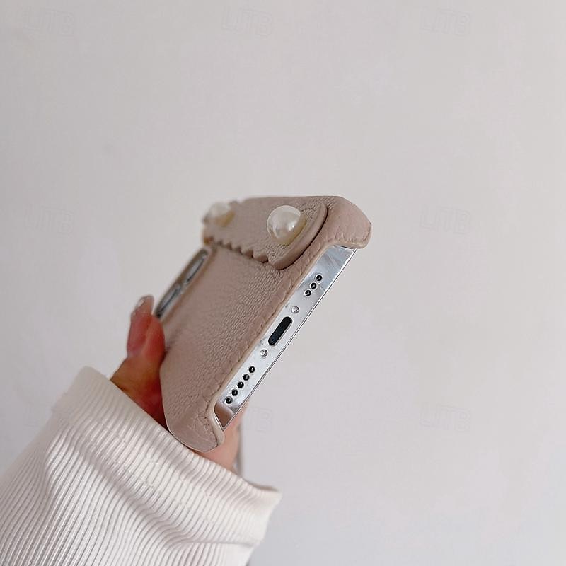 Phone Case For iPhone 16 iPhone 15 Pro Max Plus iPhone 14 13 12 11 Pro Max Plus Mini SE for Women Girl with Stand Holder with Lanyard with Wrist Strap Retro TPU PU Leather 2025 - $22.99 –P7