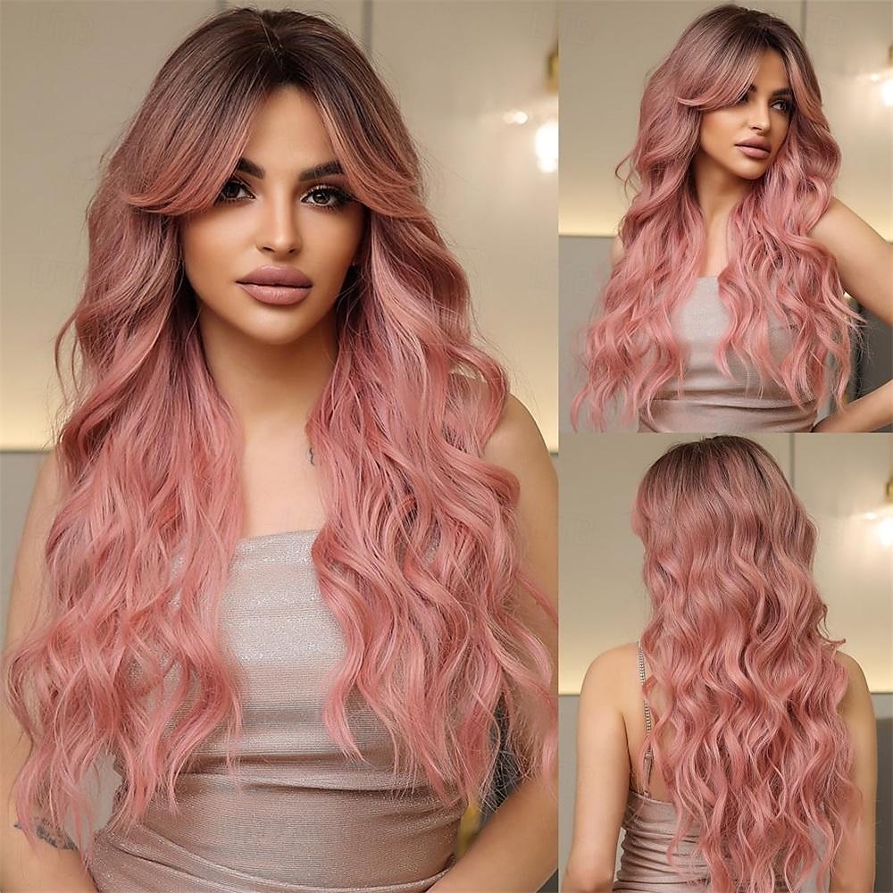 Long Ombre Blonde Brown Wavy Wigs for Women Natural Synthetic Curly Wig Heat Resistant Fiber Wigs for Daily Cosplay 2025 - $25.99 –P10