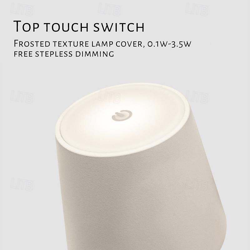 Aluminum Dimming Floor Lamp Rechargeable Standing Lamp Indoor Bedroom Living Room Atmosphere Desk Lamp Type-C 2025 - $83.99 –P8