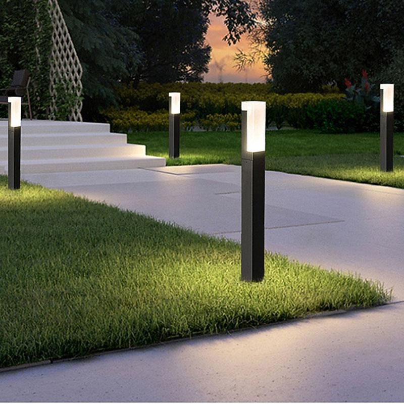 poste de amarração para exterior luzes de caminho LED para exterior 30/40/60/80 cm luz de base antracite de alumínio, lâmpada de jardim de design moderno, ip65 à prova de intempéries, lâmpada de piso de 2026 por $126.17 –P12