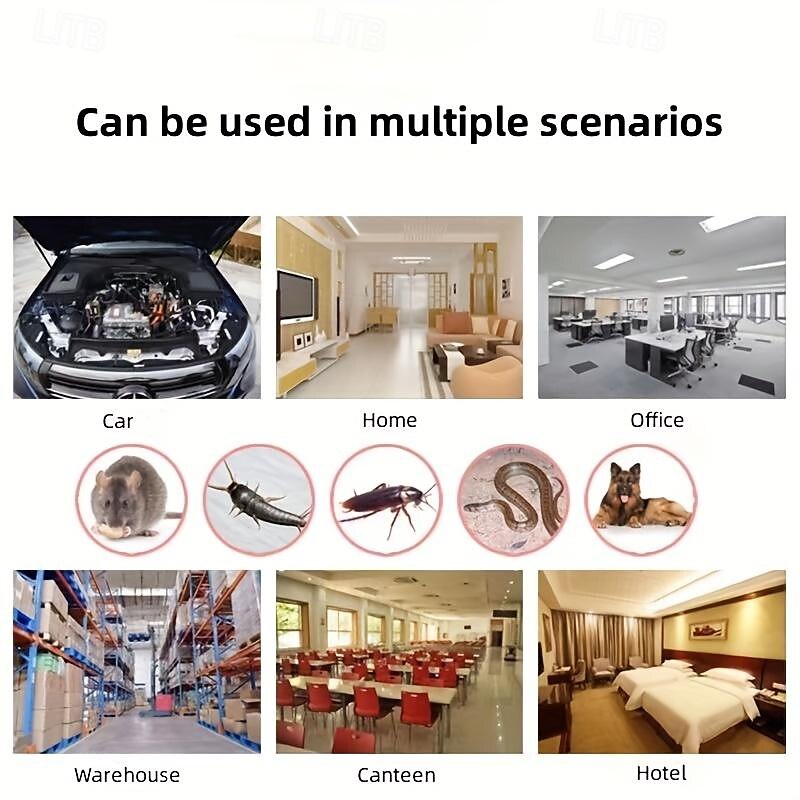 8 stks auto knaagdier afstotend multifunctioneel thuis knaagdier afstotend insectenwerend middel draagbare installatie auto knaagdier afstotend 2025 - $8.99 –P6