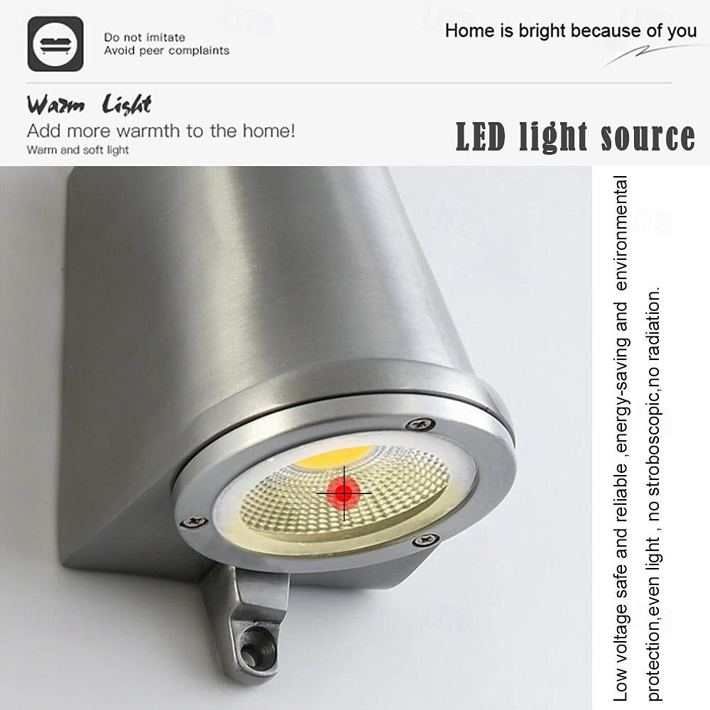 Промышленный уличный настенный светильник в форме подковы, черный, медный, натуральный, серебристый, теплый свет, нейтральный свет, водонепроницаемый настенный светильник, IP65, подходит для наружных 2026 - $61.99 –P2