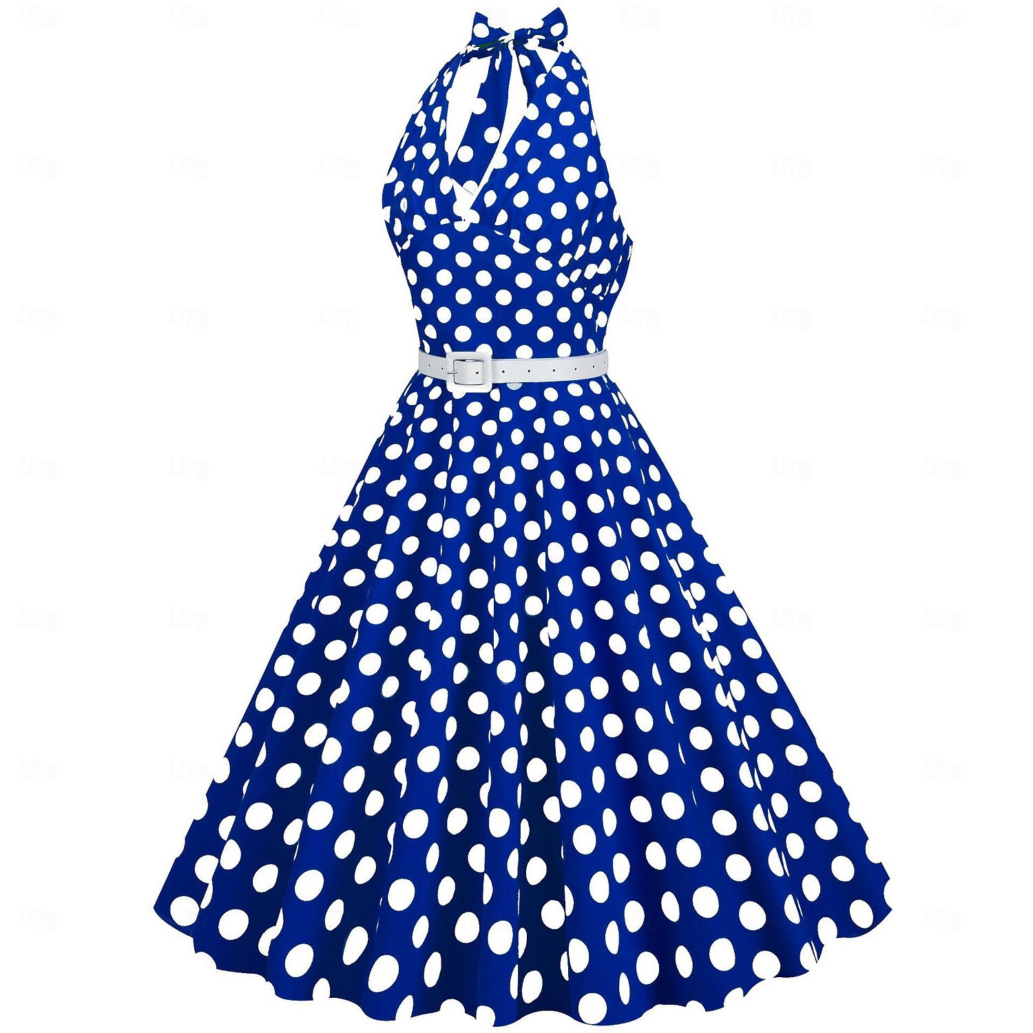 Retro Vintage 1950-tals Grease Outfits Rockabilly Klänning A-linje Klänning Sväng Klänning Prickiga Finstilt Klänning Kvinno Halloween Karneval Maskerad Dagligt Slitage Vuxnas Klänning 2026 - $35.99 –P6