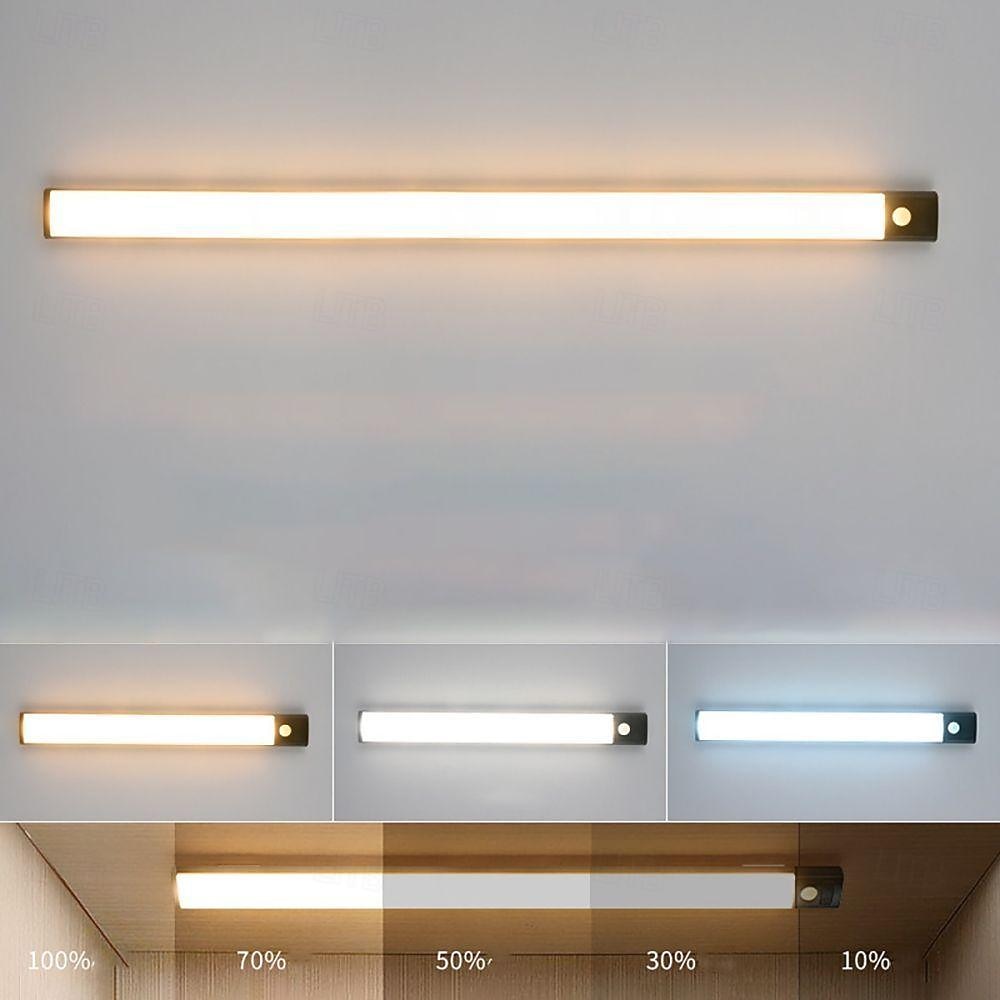 2026年 超薄型人体誘導ライト充電式磁気吸引自己粘着ロング LED ワードローブワインキャビネットライトストリップ  コレクション – $17.99 –P7