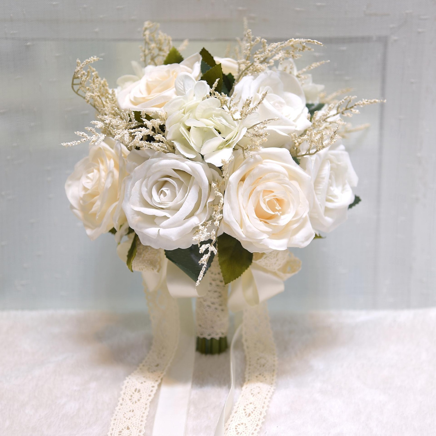 Ange éternel 958, tissu en soie rétro frais pour l'extérieur, fleurs à main, fournitures de mariage pour les mariés de 2025 ? $46.99 –P2