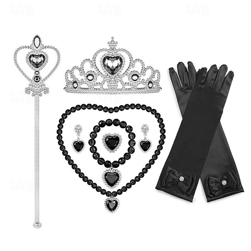 Conjunto de cosplay de acessórios de princesa combinação elsa coroa colar de luva de 2025 por $22.99 –P9