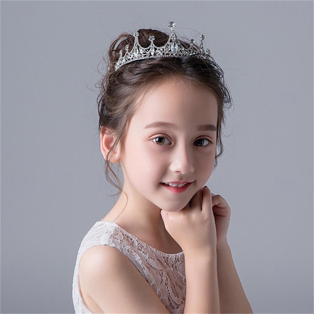 Couronne pour enfants, couvre-chef pour filles, bandeau en cristal, accessoires de mariage, spectacle d'anniversaire pour enfants de 2025 ? $8.49 –P3
