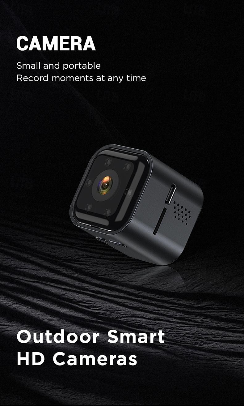 HD nachtzicht mini draagbare dv-camera buiten rijden groothoek mobiele telefoon wifi-camera politie wetshandhavingsrecorder 2026 - $49.99 –P1