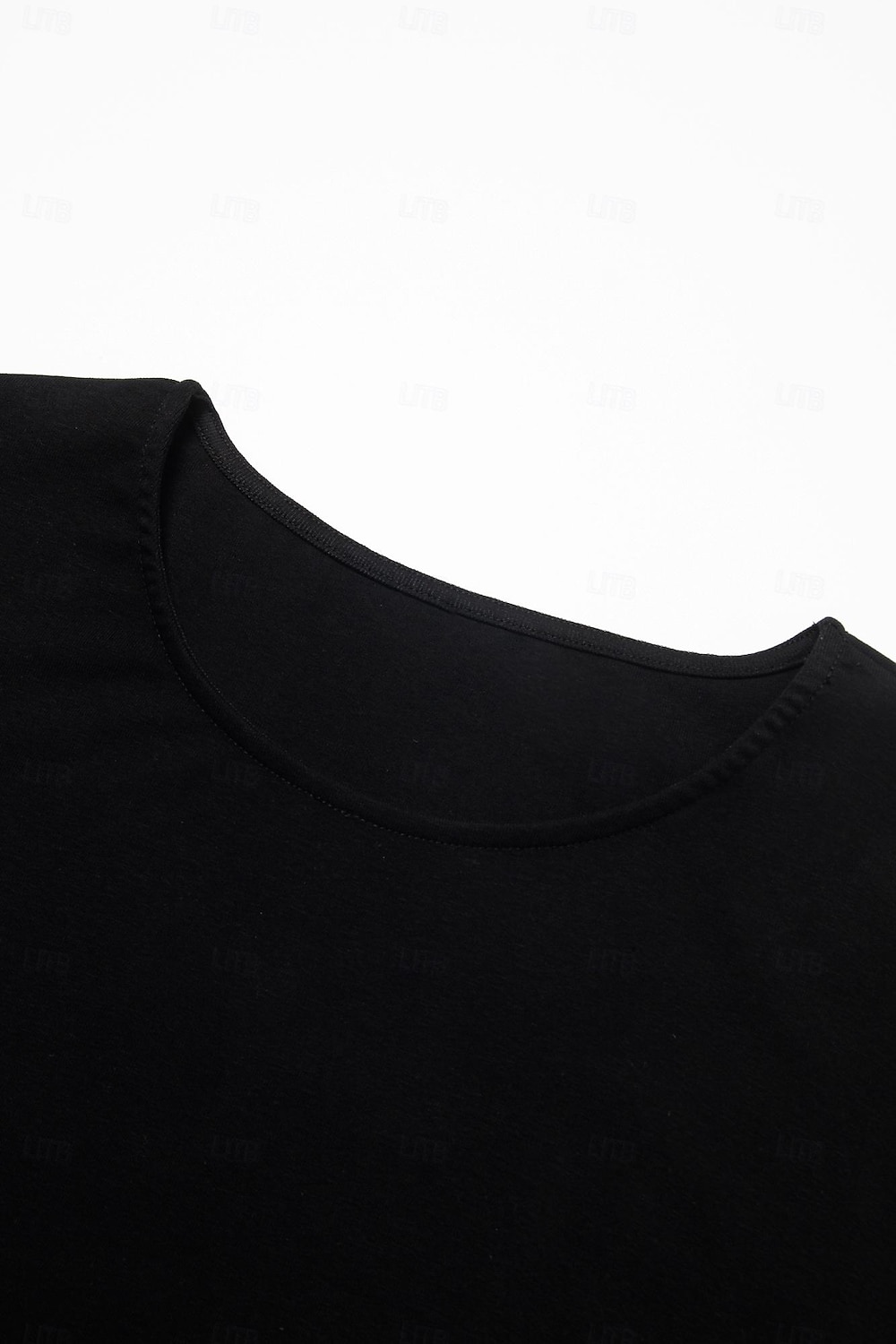 T-shirt tunica da donna semplice moda base a maniche lunghe collo rotondo tops lunghi casual quotidiano fine settimana tunica fluida nera bianca rossa autunno e inverno del 2025 a $4.39 –P6