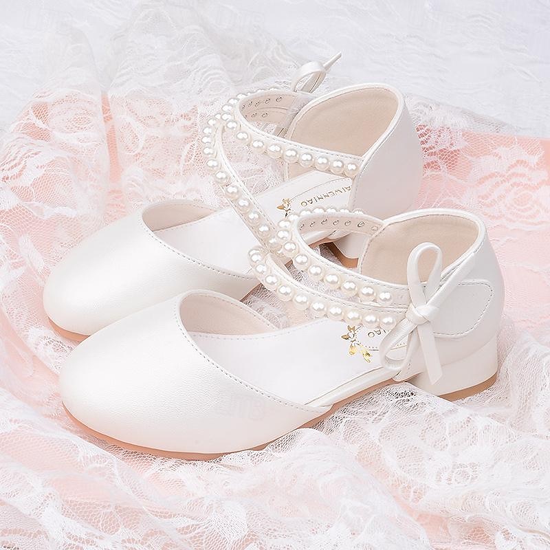 Dla dziewczynek Szpilki Eleganckie buty Buty dla druhenek Buty księżniczki Buty do szkoły Sztuczna skóra Przenośny Oddychalność Antypoślizgowe Buty księżniczki Wielkie dzieci (7 lat +) Małe dzieci 2025 - $64.99 –P1