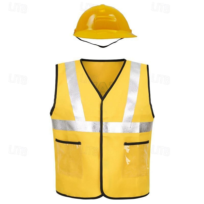 Carnival 2026 Cosplay Costume Outfits Worker Cosplay Kid's Boys' Girls' Masquerade Dress Up 2026 - $40.99 –P3