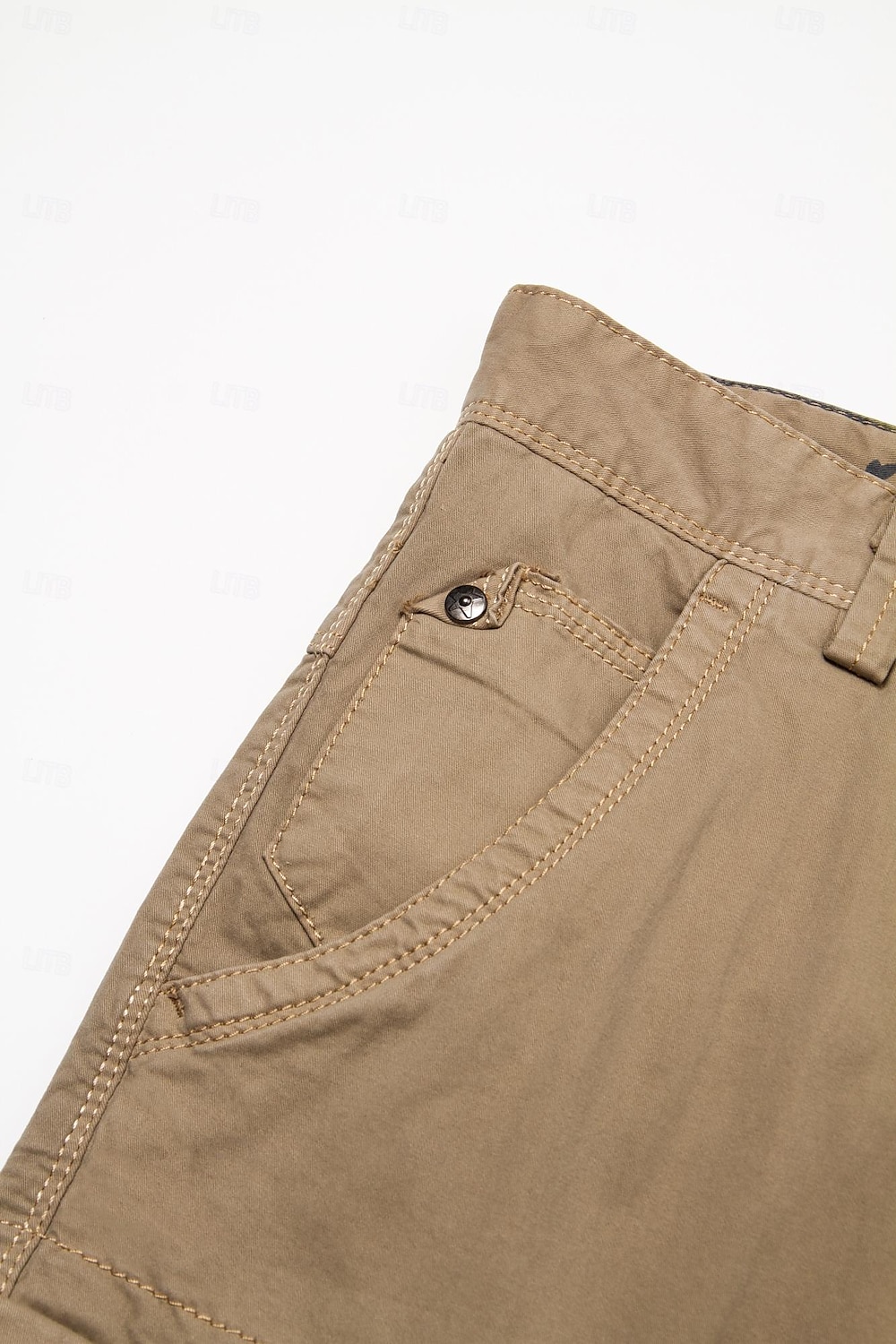 Voor heren Cargoshorts korte broek Wandelshorts Meerdere zakken Effen Buitensporten Streetwear Cargoshorts Korte broeken Leger groen Licht Grijs 2025 - $35.99 –P4