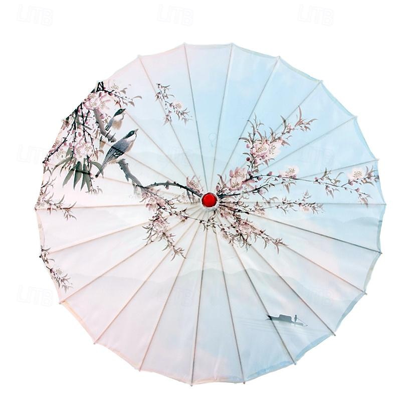 Silk Cloth Parasol (33-inch Peony) - Chinese Japanese Style Paper Umbrella - For Weddings And Personal Sun Protection Asdf Christmas 2025 - GBP £18 –P11