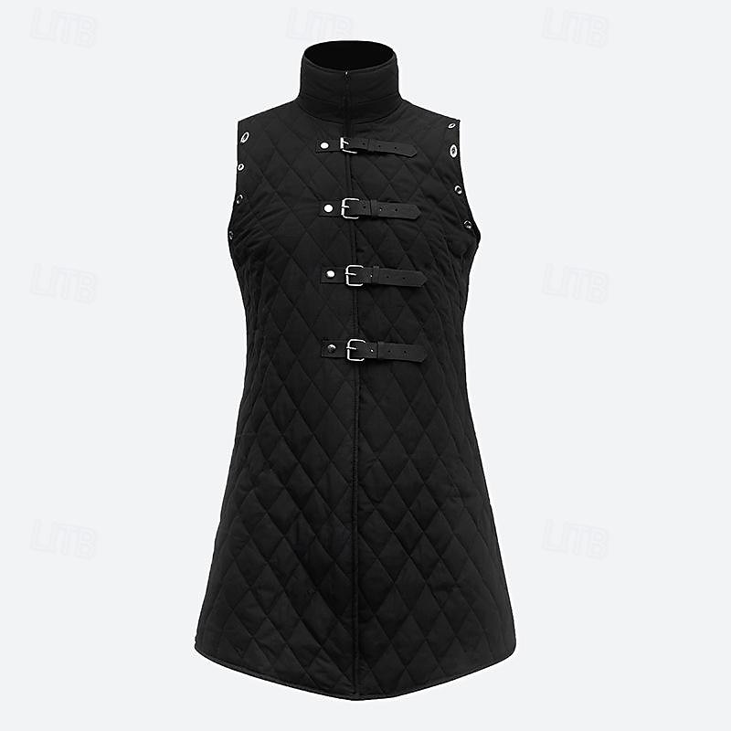Médiéval Renaissance 17ème siècle Manteau Veste Vêtements d'extérieur Guerrier Chevalier Viking Déguisement Homme Viking Halloween Carnaval Mascarade Performance Halloween LARP Adulte Manteau de 2026 ? $51.99 –P3