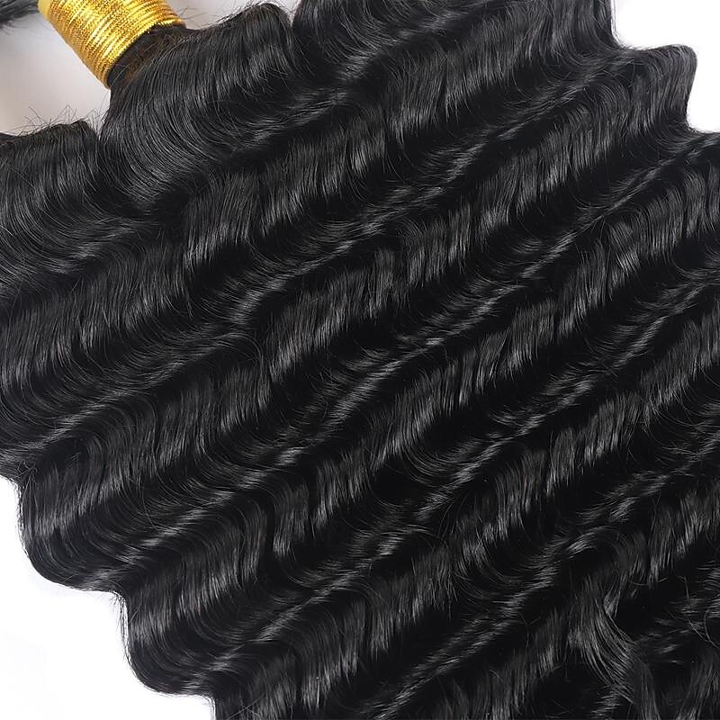 ishow capelli onda profonda fasci di capelli umani con chiusura frontale hd estensione del tessuto dei capelli brasiliani del merletto fasci di capelli 3/4 fasci di capelli con chiusura del 2025 a $217.19 –P3