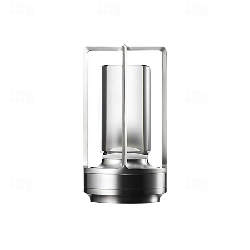 Lampada ricaricabile in alluminio Touch Dimming a 3 colori Camera da letto interna Soggiorno Atmosfera Luce Lampada da campeggio esterna tipo C del 2025 a $52.99 –P14
