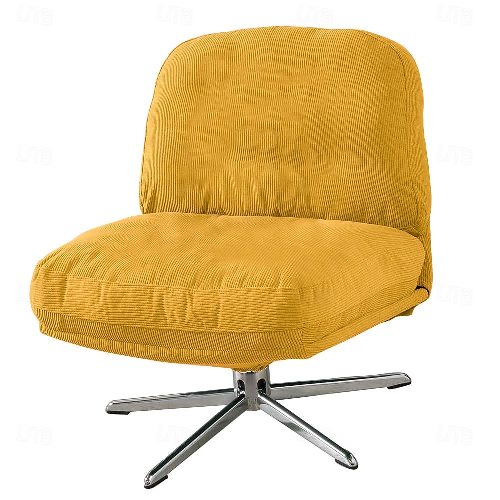 Cordfløyels svingstol trekk av sofa trekk ensfarge garnfarget trekk 2025 - $151.99 –P5