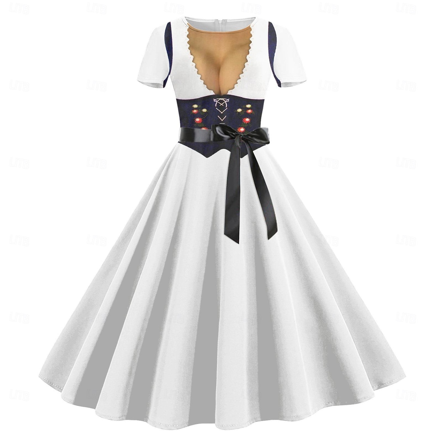 Halloween Oktoberfest Dress Maid Bavarian German Munich Wiesn Women's Traditional Style Cloth 2026 - $29.99 –P6