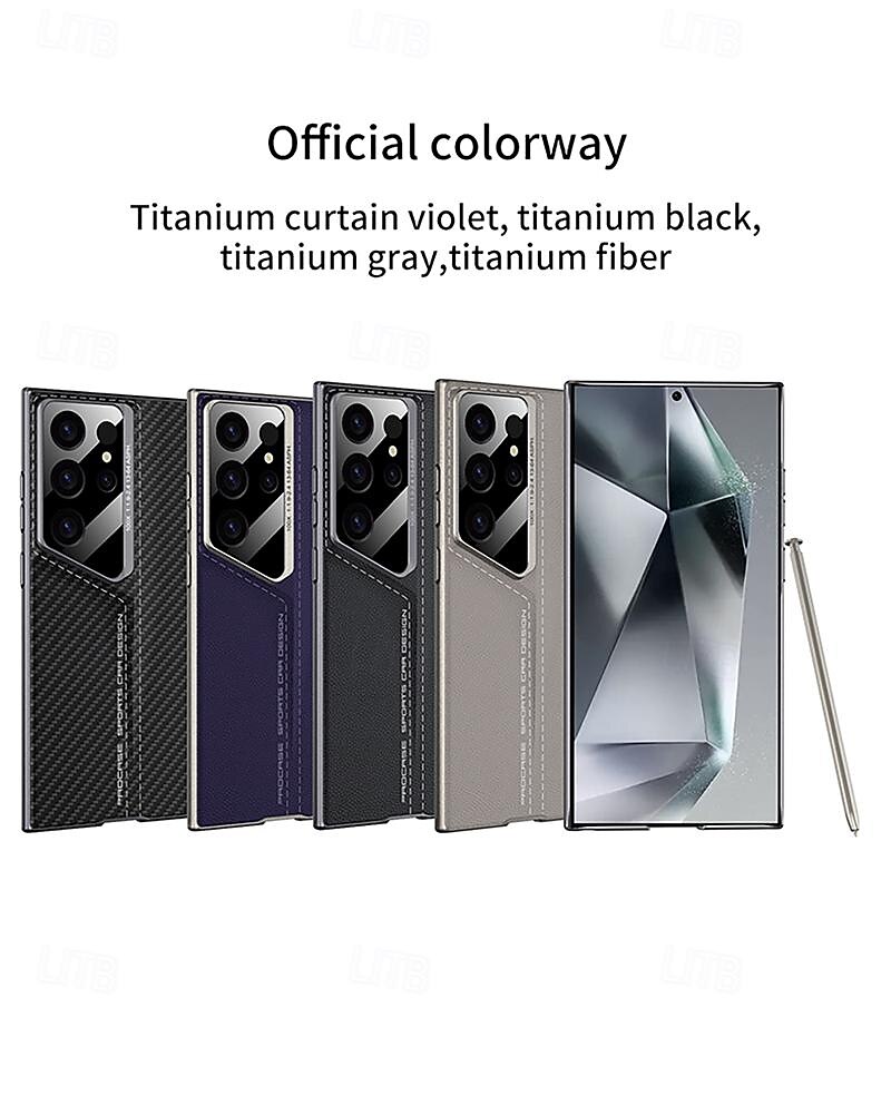 Phone Case For Samsung Galaxy S24 Ultra S23 Ultra S25 Ultra Back Cover with S Pen Shockproof TPU PU Leather 2025 - $20.99 –P10
