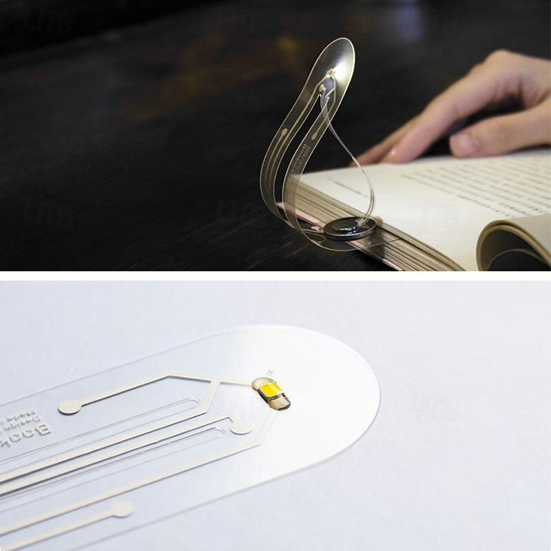 segnalibro a led luce nera tecnologia creativa portatile piccola luce notturna studente semplice luce notturna lettura segnalibro luce del 2025 a $16.99 –P3