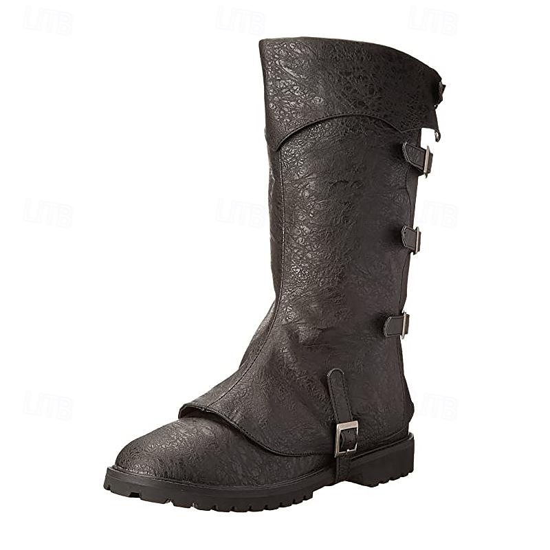 Retro Vintage Mittelalterlich Renaissance Schuhe Gamaschen Stiefelüberzüge Pirat Ritter Wikinger Herren Damen Unisex Seeräuber Steampunk Halloween Karneval Maskerade Veranstaltung / Fest Maskerade 2025 - $63.99 –P4