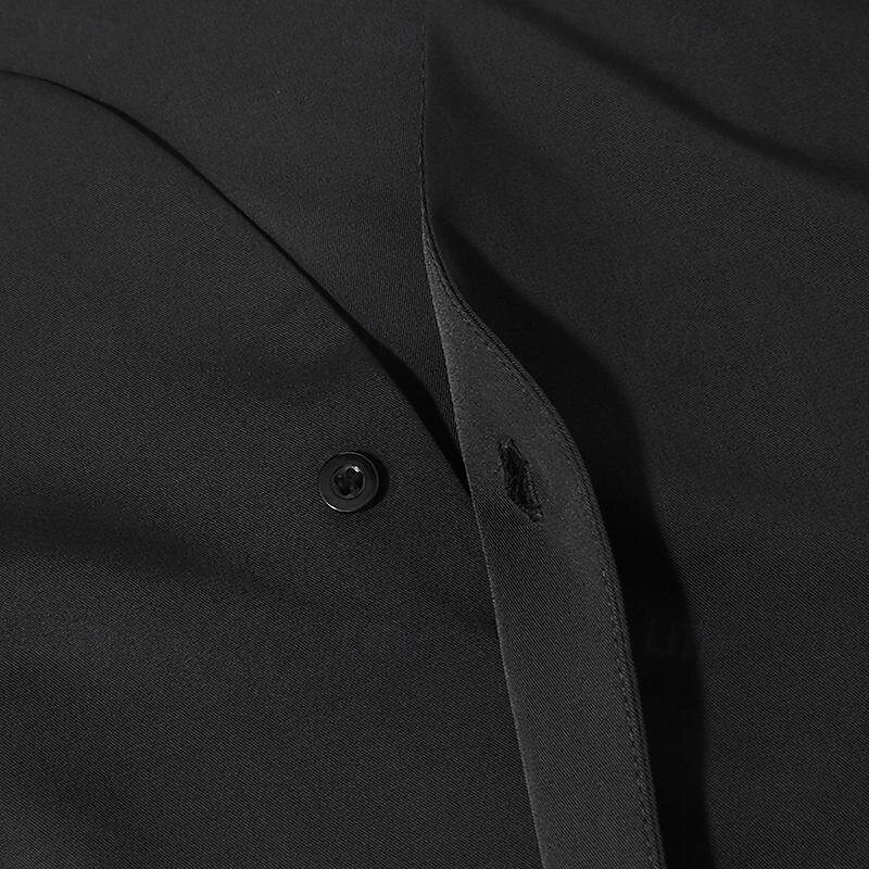 Per uomo Camicia Camicia estiva Maglietta informale Camicia da spiaggia Nero Bianco Manica lunga Liscio A V Hawaiano Per eventi Abbigliamento Di tendenza Informale Comodo del 2025 a $20.99 –P6