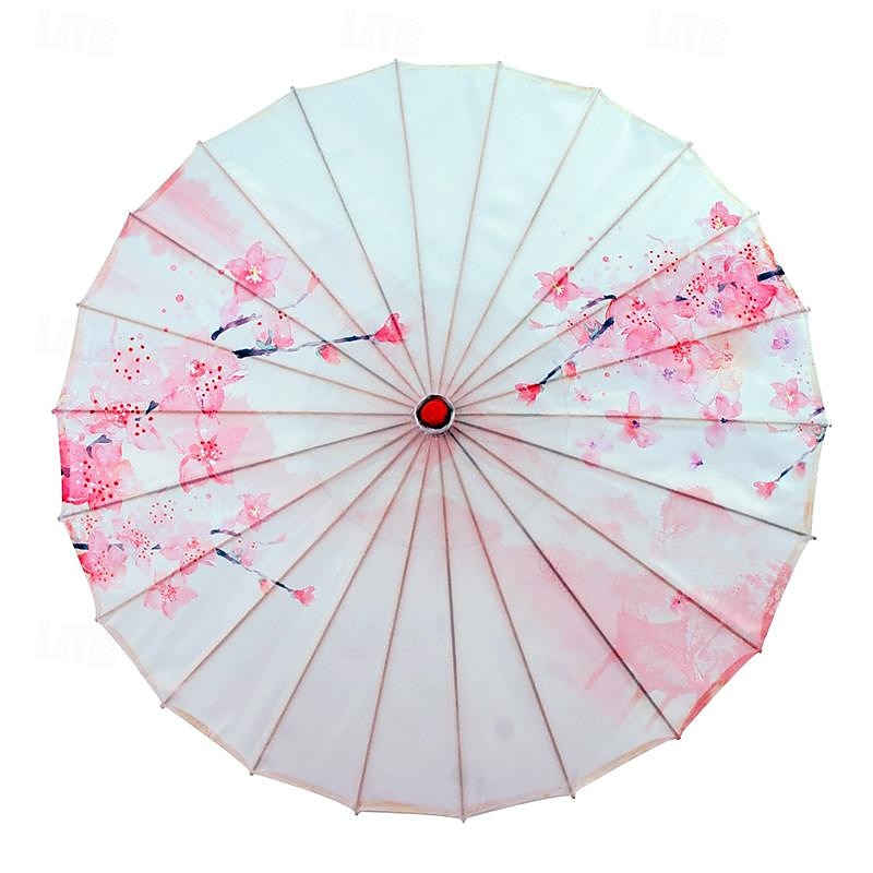 Silk Cloth Parasol (33-inch Peony) - Chinese Japanese Style Paper Umbrella - For Weddings And Personal Sun Protection Asdf Christmas 2025 - GBP £18 –P6