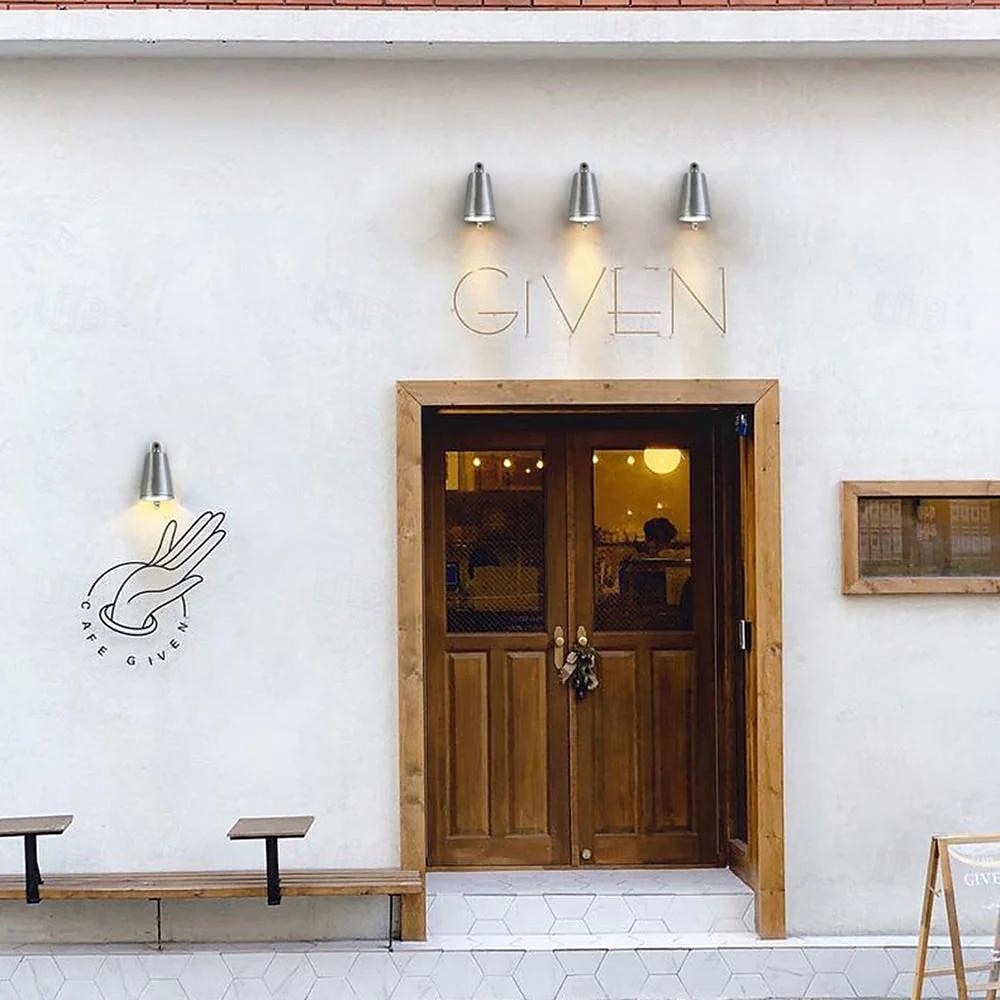 Промышленный уличный настенный светильник в форме подковы, черный, медный, натуральный, серебристый, теплый свет, нейтральный свет, водонепроницаемый настенный светильник, IP65, подходит для наружных 2026 - $61.99 –P7