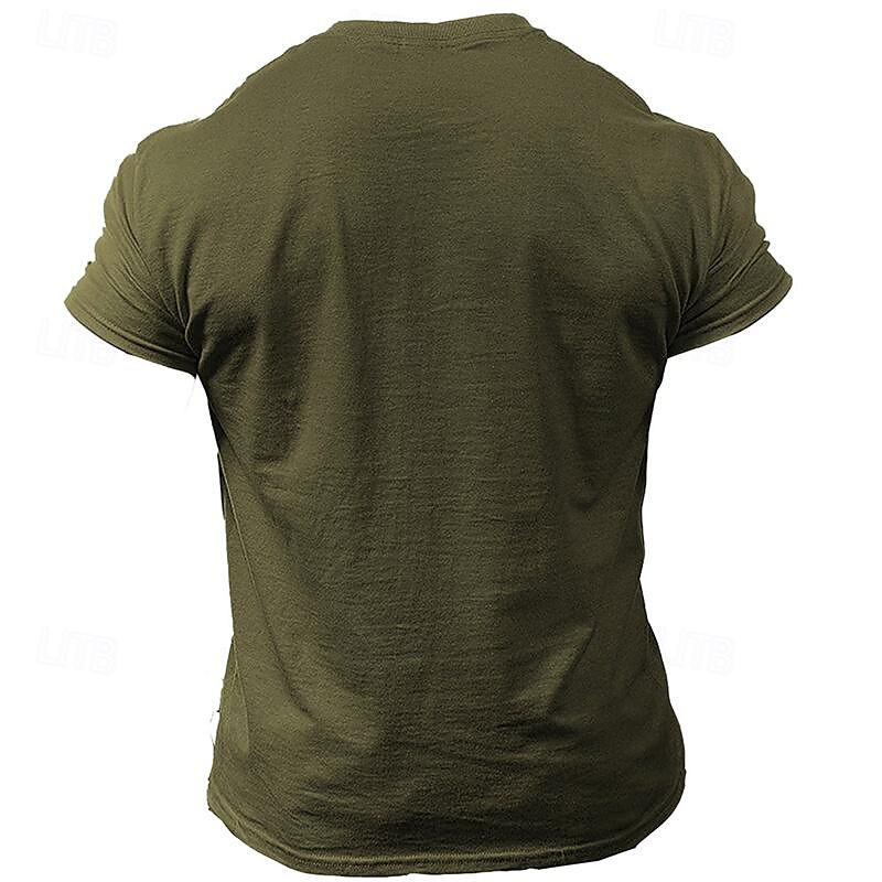 Men's Graphic Motorcycle T shirt Tee Top Short Sleeve T shirt 3D Print Crew Neck Shirt Daily Designer Retro Vintage Sports Outdoor Holiday Going out Black Navy Blue Army Green Spring & Summer 2025 - $17.99 –P4