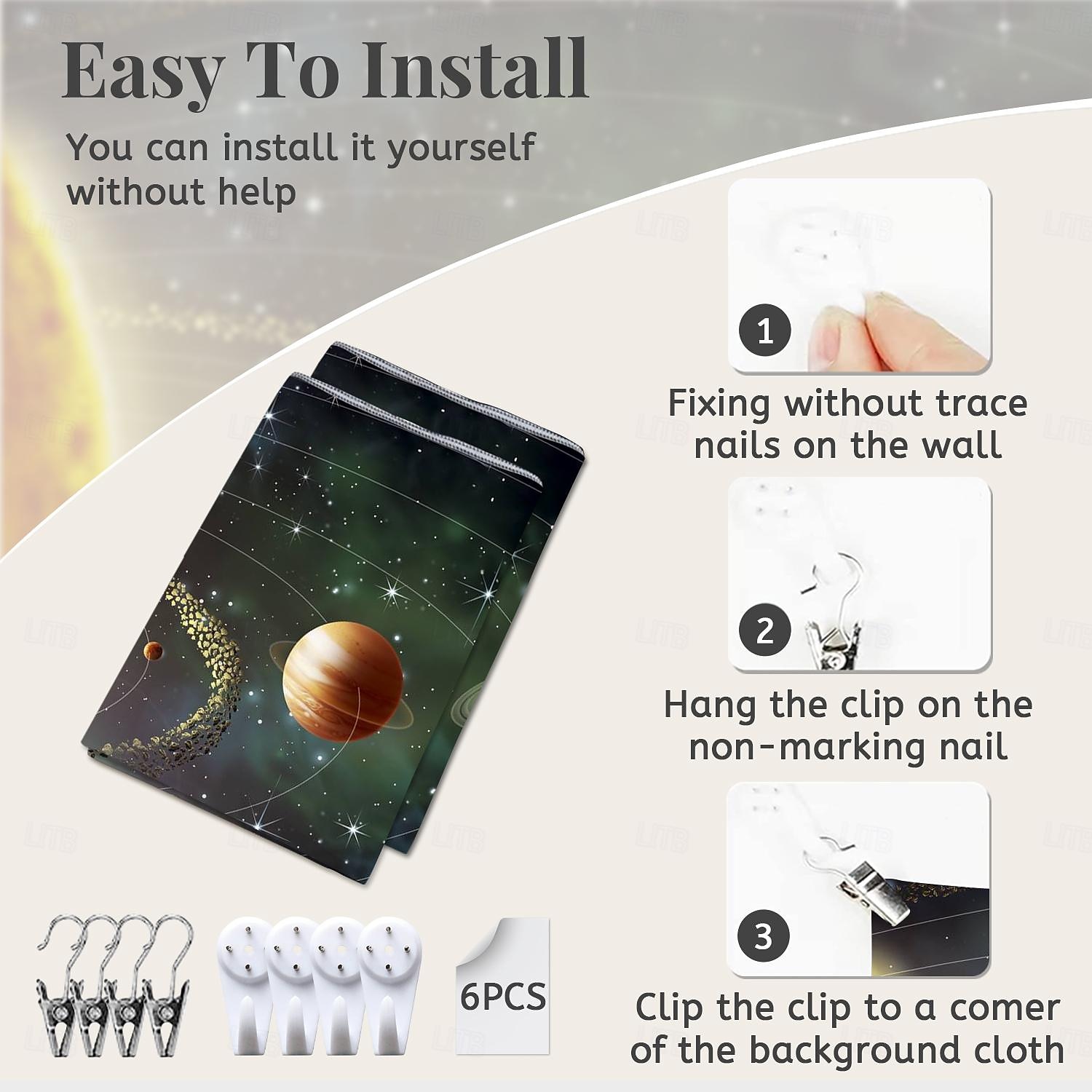 Outer Space Planets Tapestry Universe Galaxy Tapestry Wall Hanging for Bedroom Tapestry Beach Blanket College Dorm Home Decor 2025 - $16.99 –P4