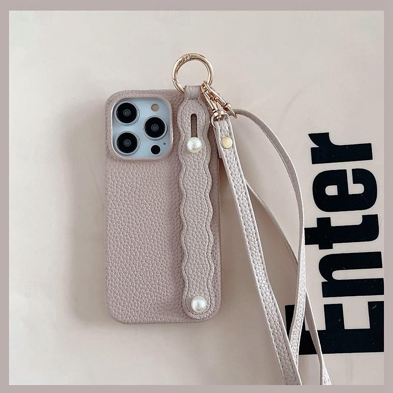 Phone Case For iPhone 16 iPhone 15 Pro Max Plus iPhone 14 13 12 11 Pro Max Plus Mini SE for Women Girl with Stand Holder with Lanyard with Wrist Strap Retro TPU PU Leather 2025 - $22.99 –P8