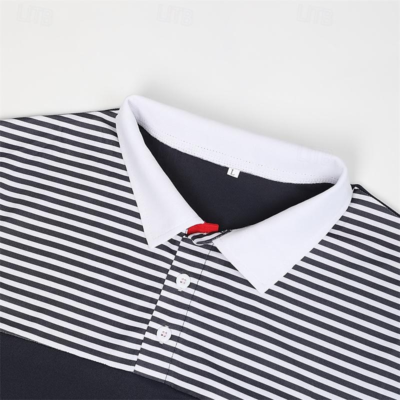 Men's Button Up Polos Cotton Polo Shirt Casual Holiday Lapel Short Sleeve Fashion Basic Color Block Classic Summer Regular Fit White Yellow Burgundy Dark Navy Blue Button Up Polos 2025 - $18.99 –P8