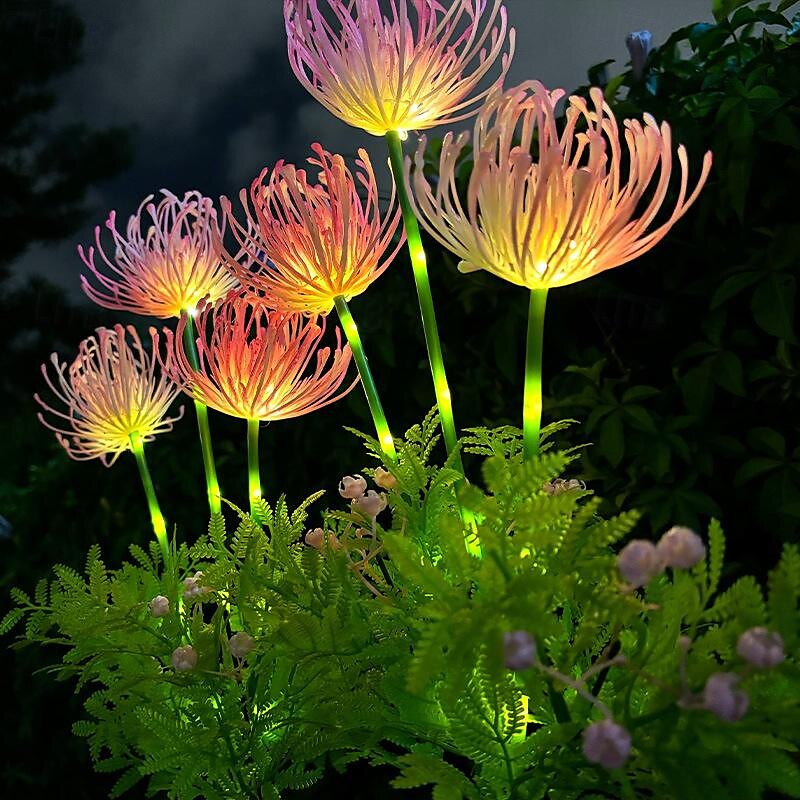 2 pièces lampes de jardin solaires en plein air étanche fleur lumineuse pelouse lumières villa parc rue cour passerelle paysage décoration de 2025 ? $44.99 –P3