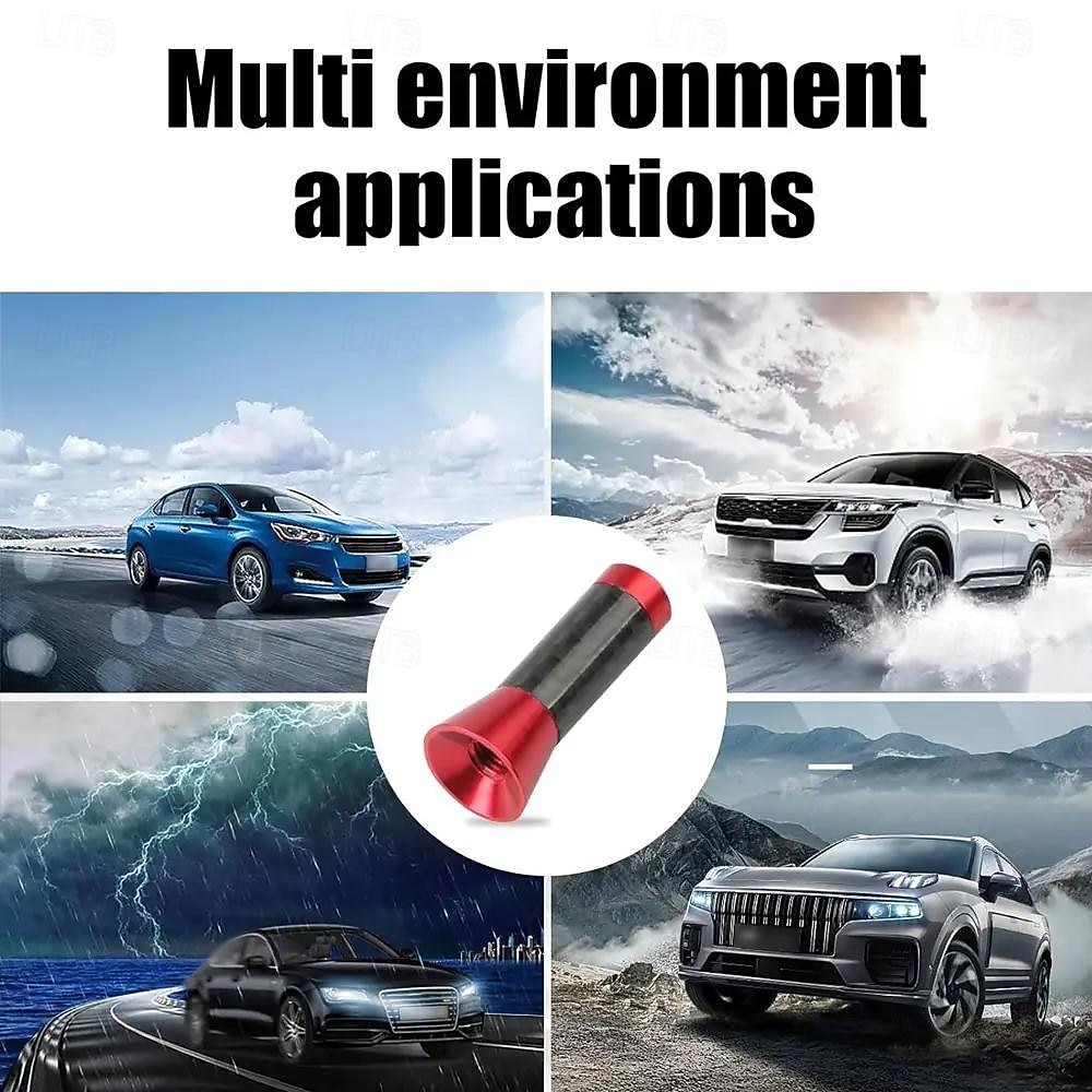 Car Carbon Fiber Antenna Aluminum Signal Car Radio Antenna Metal Aluminum Antenna Modification Supplies Decoration 2025 - $10.99 –P5