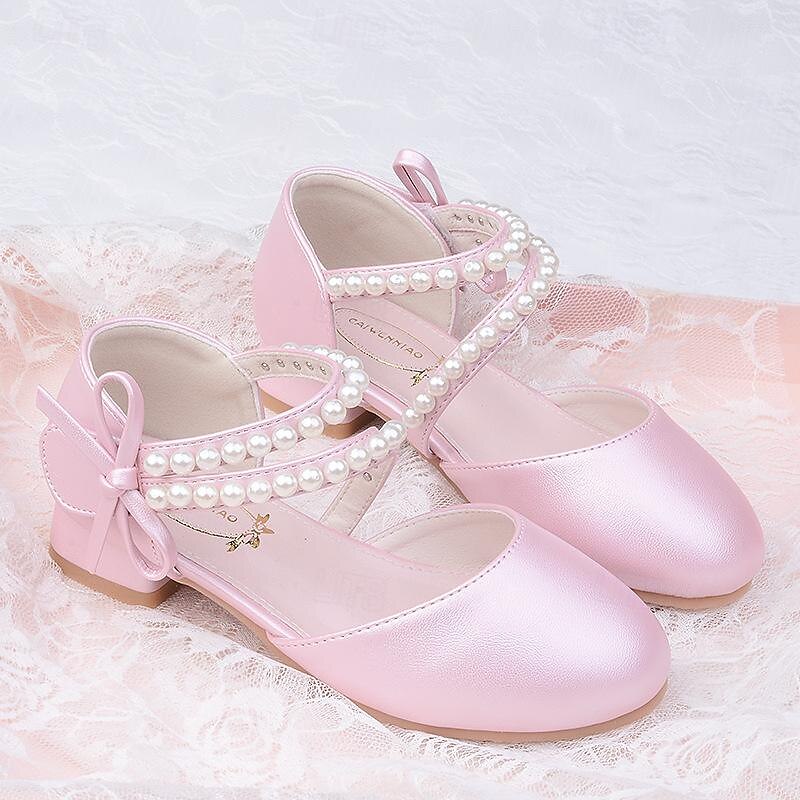 Dla dziewczynek Szpilki Eleganckie buty Buty dla druhenek Buty księżniczki Buty do szkoły Sztuczna skóra Przenośny Oddychalność Antypoślizgowe Buty księżniczki Wielkie dzieci (7 lat +) Małe dzieci 2025 - $64.99 –P5